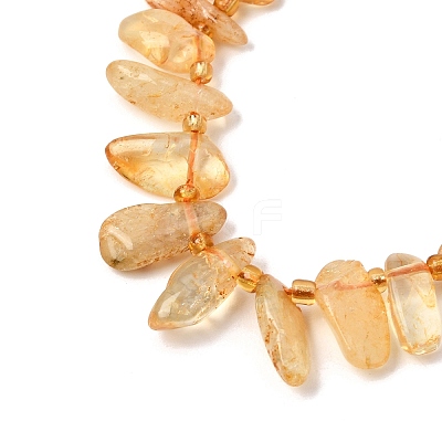 Heated Natural Citrine Beads Strands LS-GG-CBADF20-A10-1