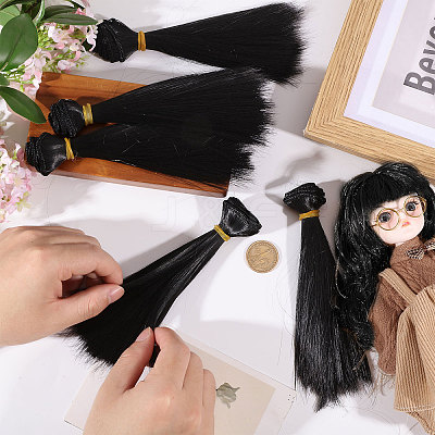 6Pcs PP Doll Wig Hair DIY-GL0005-57-1