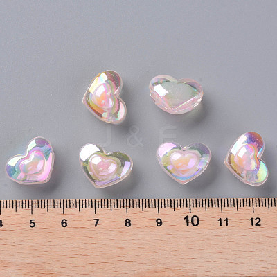 Transparent Acrylic Beads TACR-S152-08B-08-1