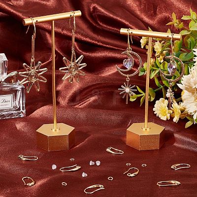 30Pcs Brass Earring Hooks DIY-CN0002-55-1