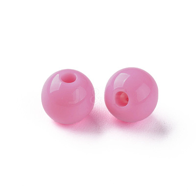 Opaque Acrylic Beads MACR-S370-C8mm-A02-1