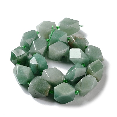 Natural Green Aventurine Beads Strands G-C182-28-02-1