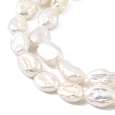 Baroque Natural Keshi Pearl Beads Strands PEAR-B004-14A-01A-1
