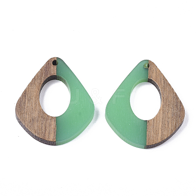 Resin & Wood Pendants X-RESI-S358-06F-1