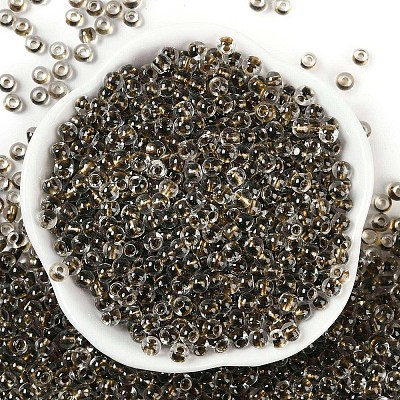 Transparent Inside Colours Glass Seed Beads X1-SEED-A032-04M-1