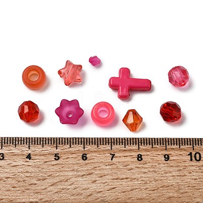 Opaque & Transparent Acrylic Beads SACR-XCP0001-06G-1