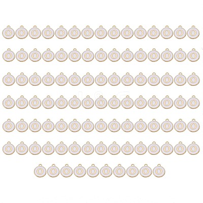 Golden Plated Enamel Alloy Charms ENAM-SZ0001-26A-O-1