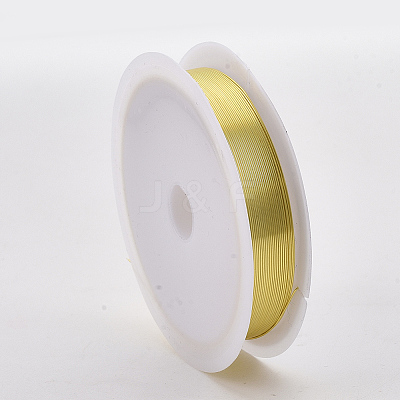 Round Copper Jewelry Wire CWIR-Q006-0.3mm-G-1