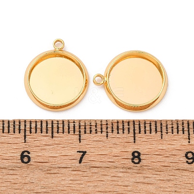 Brass Pendant Cabochon Settings KK-F898-20B-G-1