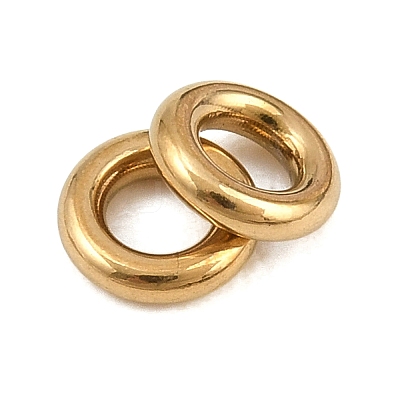 Ion Plating(IP) 304 Stainless Steel Closed Jump Rings STAS-G393-06G-04-1