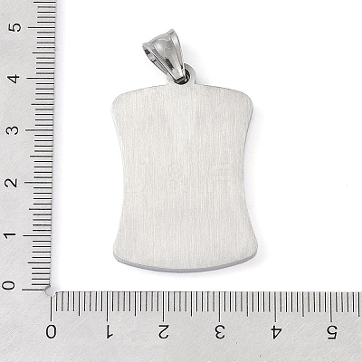 304 Stainless Steel Pendants LS-STAS-O008-01K-1