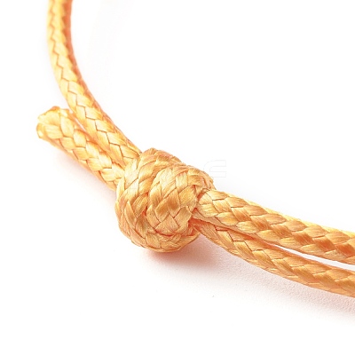 Braided Waxed Polyester Cord Bracelet Making Accessories AJEW-JB01077-1