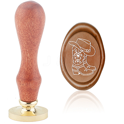 Wax Seal Stamp Set AJEW-WH0212-272-1