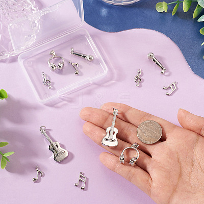 12Pcs 6 Styles Brass Pendants FIND-TA0008-88P-1