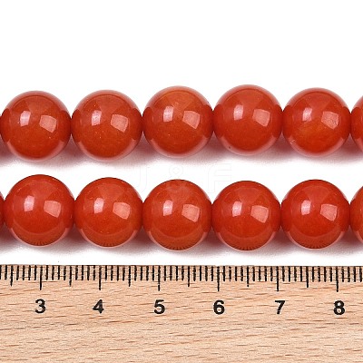 Natural Dyed White Jade Beads Strands GG-CBAEB22-B01-12mm-06-1