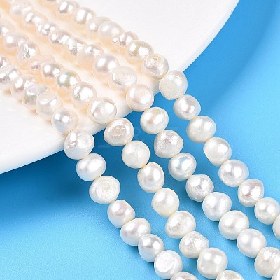 Natural Cultured Freshwater Pearl Beads Strands X-PEAR-N014-06C-1