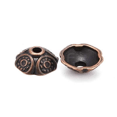Tibetan Style Bead Caps RLF0652Y-1