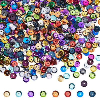 150G Plastic Paillette Beads PVC-DC0001-09-1