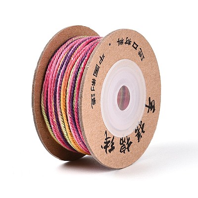 30M Segment Dyed Macrame Cotton Cord OCOR-T018-01C-1