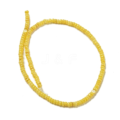 Dyed Natural Freshwater Shell Beads Strands BSHE-G039-07F-1