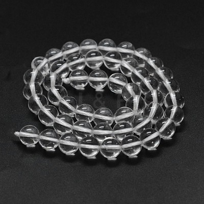 Natural Quartz Crystal Beads Strands G-K285-04-6mm-1