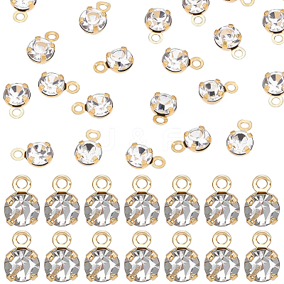50Pcs Brass Pendants KK-BBC0025-91B-1