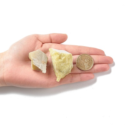 Rough Raw Natural Lemon Quartz(Heated) Beads G-C231-01-1