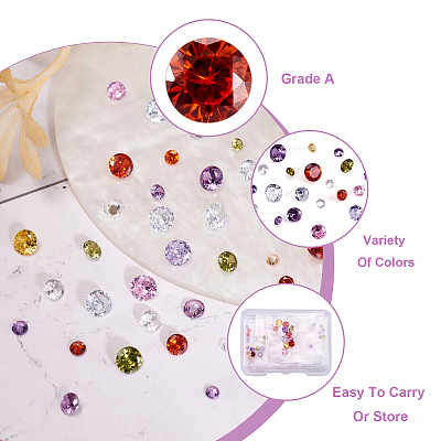 Cubic Zirconia Cabochons ZIRC-TA0001-06-1