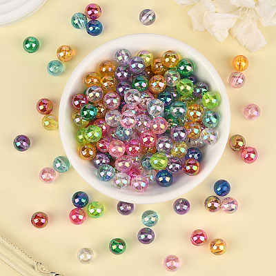 Eco-Friendly Transparent Acrylic Beads OACR-PA0001-30C-01-1