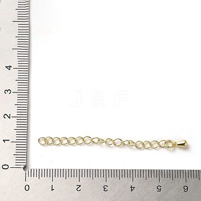 Brass Curb Chain Extender X-KK-Q807-13G-1