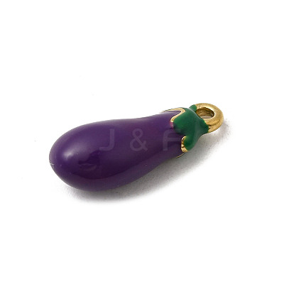 304 Stainless Steel Enamel Pendants STAS-I335-01G-02-1