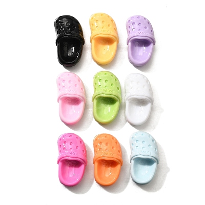 Opaque Resin Cabochons RESI-H035-03-1