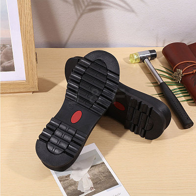 Anti Skid Rubber Shoes Bottom Heel Sole AJEW-WH0816-075-1