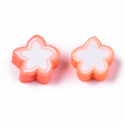 Handmade Polymer Clay Beads CLAY-N011-015G-1
