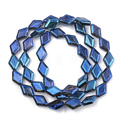 Electroplate Glass Beads Strands EGLA-B010-01A-FR05-1