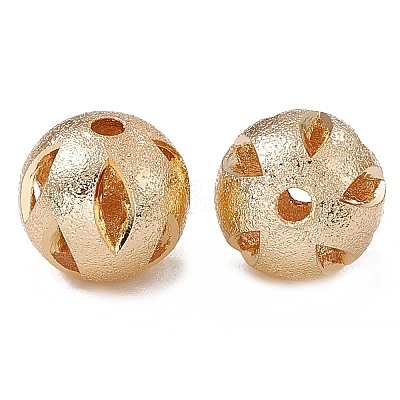 Rack Plating Brass Beads KK-G455-06C-LG-1