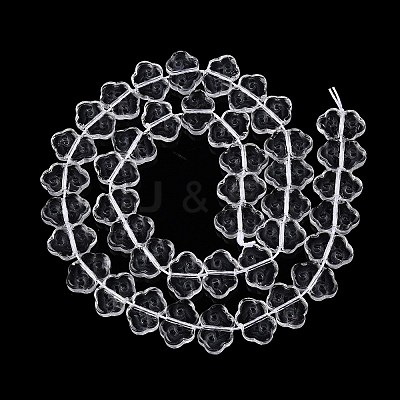 Transparent Glass Beads Strands GLAA-N001-60-1