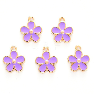 Alloy Enamel Charms ENAM-R059-02B-RS-1
