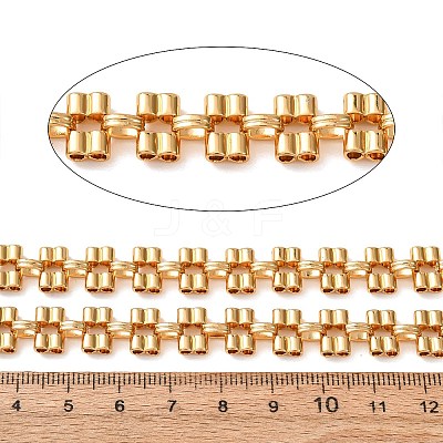 304 Stainless Steel Double Row Barrel Link Chains SA-CBAE0F2-08G-1