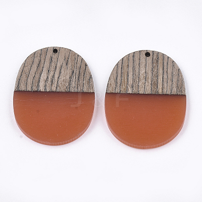 Resin & Wenge Wood Pendants LS-RESI-T023-01K-1