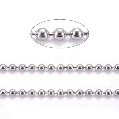 304 Stainless Steel Ball Chains CHS-F009-01A-P-1