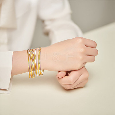 Brass Buddhist Bangle Sets JB638A-1