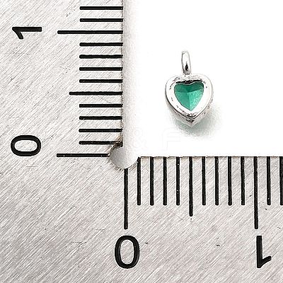 925 Sterling Silver Cubic Zirconia Charms STER-Q005-01A-C-1