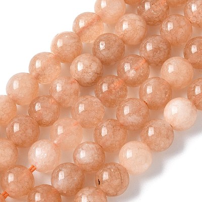 Natural White Jade Beads Strands G-F364-11-6mm-2-1