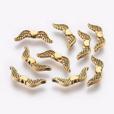 Tibetan Style Alloy Beads TIBEB-6803-AG-LF-1