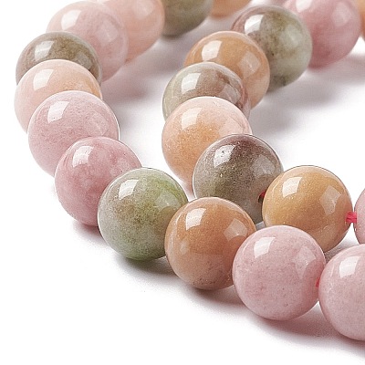 Natural White Jade Beads Strands X-G-I334-03B-1
