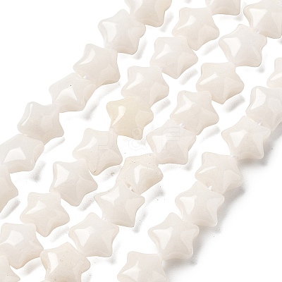 Natural White Jade Beads Strands G-Z080-A23-8mm-1