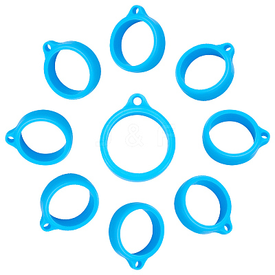 60Pcs Silicone Pendant SIL-GF0001-44-1