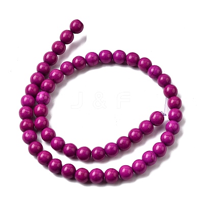 Synthetic Turquoise Beads Strands TURQ-G106-8mm-02O-1
