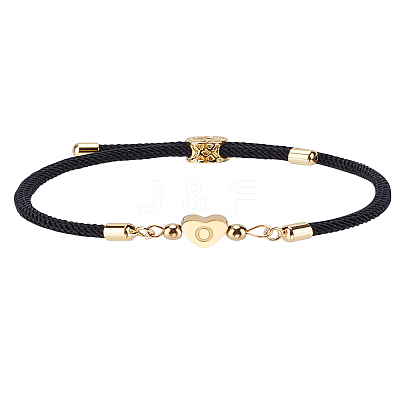 1Pc Adjustable Nylon Cord Bracelets for Women Men BJEW-LP0001-30O-1